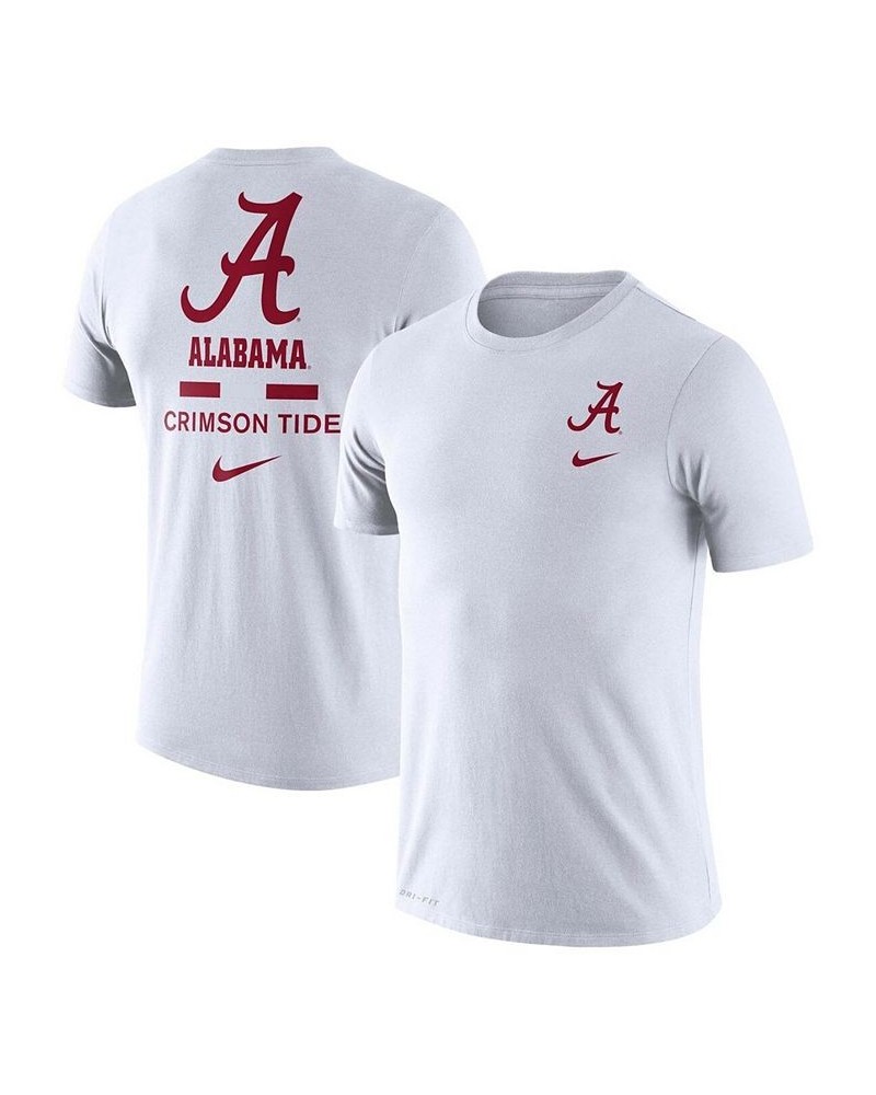 Men's White Alabama Crimson Tide DNA Logo Performance T-shirt $18.40 T-Shirts