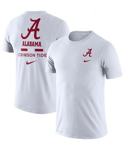 Men's White Alabama Crimson Tide DNA Logo Performance T-shirt $18.40 T-Shirts