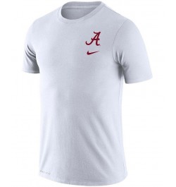 Men's White Alabama Crimson Tide DNA Logo Performance T-shirt $18.40 T-Shirts