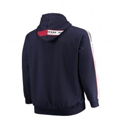 Men's Branded Navy Houston Texans Big and Tall Full-Zip Hoodie $32.80 Sweatshirt