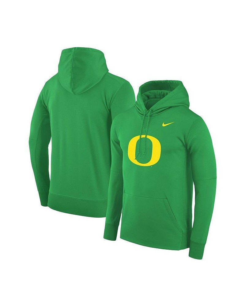 Men's Green Oregon Ducks Performance Pullover Hoodie $45.00 Sweatshirt