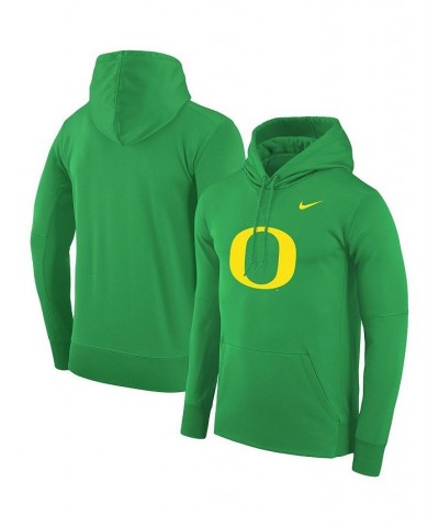 Men's Green Oregon Ducks Performance Pullover Hoodie $45.00 Sweatshirt