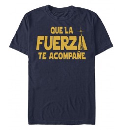 Men's Fuerza to Acompane Short Sleeve Crew T-shirt Blue $19.59 T-Shirts