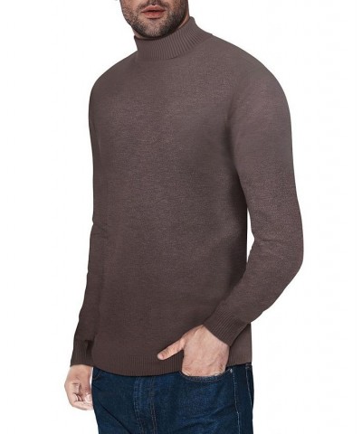 Men's Turtleneck Pull Over Sweater Chrome $22.00 Sweaters