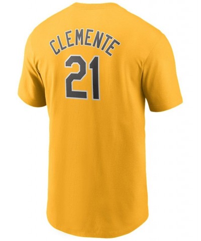 Pittsburgh Pirates Men's Coop Roberto Clemente Name and Number Player T-Shirt $20.00 T-Shirts