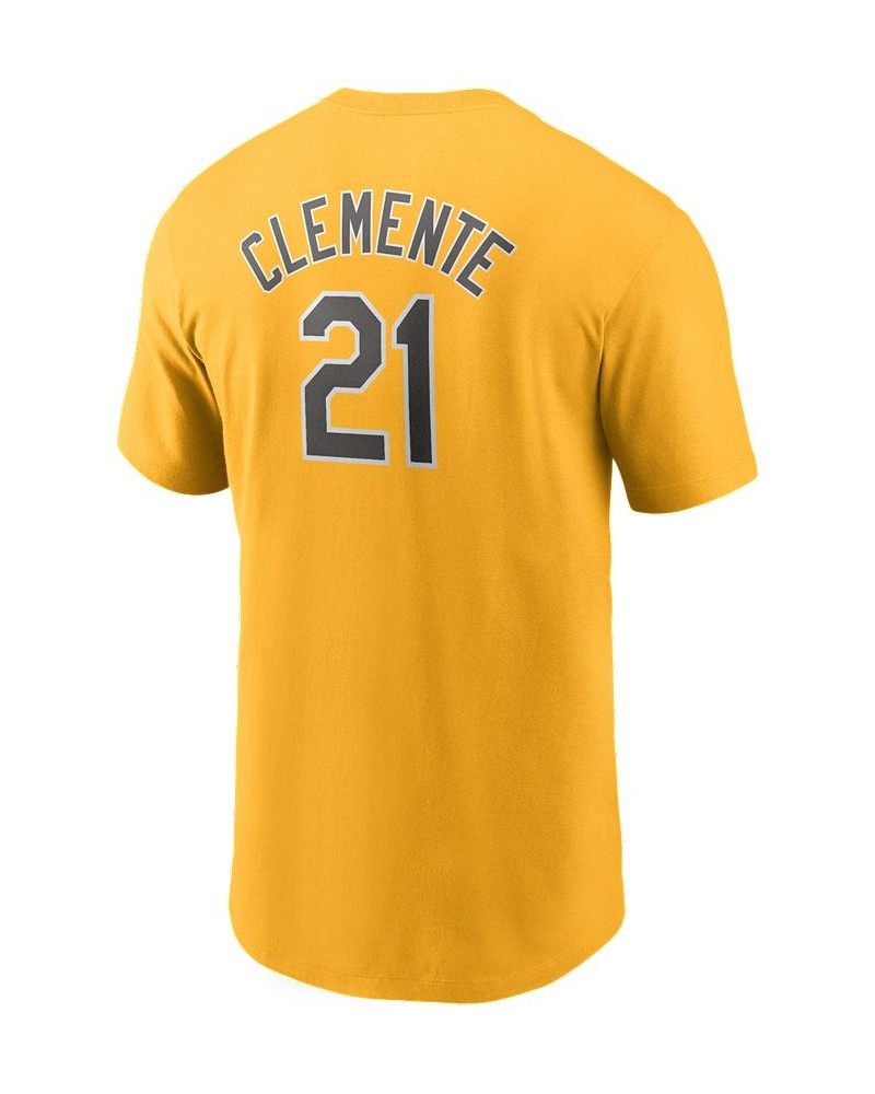 Pittsburgh Pirates Men's Coop Roberto Clemente Name and Number Player T-Shirt $20.00 T-Shirts