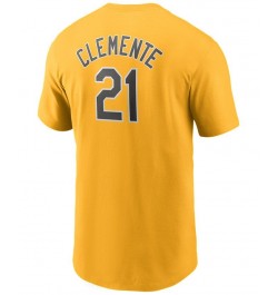 Pittsburgh Pirates Men's Coop Roberto Clemente Name and Number Player T-Shirt $20.00 T-Shirts