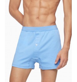 Men's 3-Pack Cotton Classics Knit Boxers Blue $14.80 Underwear