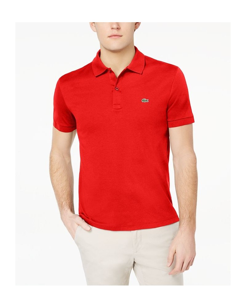 Men’s Regular Fit Soft Touch Short Sleeve Polo Red $33.48 Polo Shirts