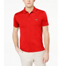 Men’s Regular Fit Soft Touch Short Sleeve Polo Red $33.48 Polo Shirts