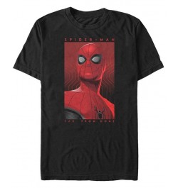 Marvel Men's Spider-Man Far From Home Spider-Man Poster Short Sleeve T-Shirt Black $17.50 T-Shirts