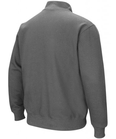 Men's Charcoal Cornell Big Red Tortugas Logo Quarter-Zip Pullover Jacket $27.60 Sweatshirt