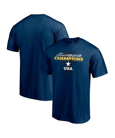 Men's Branded Navy Usmnt 2021 Concacaf Gold Cup Champions T-shirt $16.73 T-Shirts