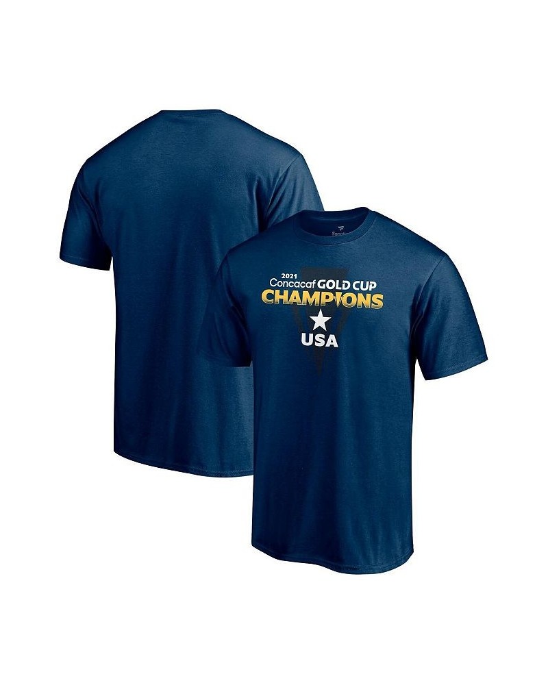 Men's Branded Navy Usmnt 2021 Concacaf Gold Cup Champions T-shirt $16.73 T-Shirts