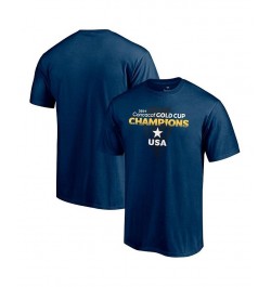 Men's Branded Navy Usmnt 2021 Concacaf Gold Cup Champions T-shirt $16.73 T-Shirts