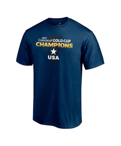 Men's Branded Navy Usmnt 2021 Concacaf Gold Cup Champions T-shirt $16.73 T-Shirts