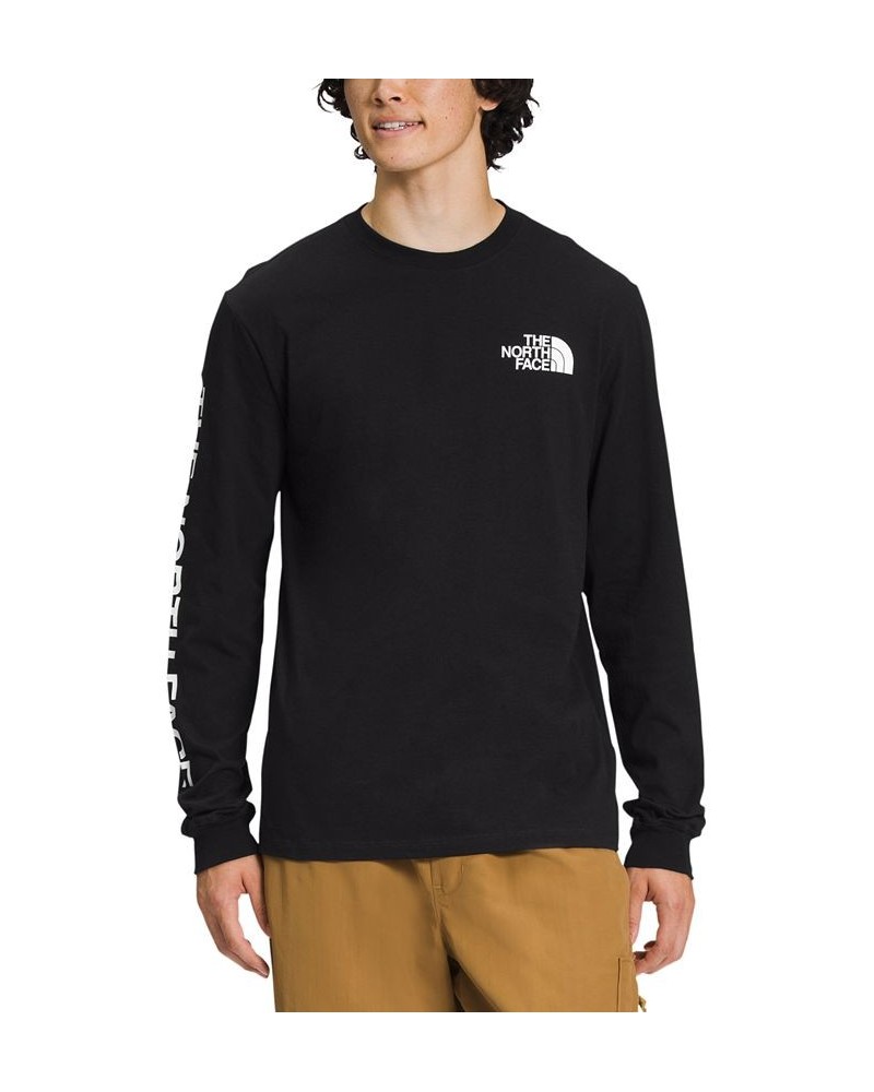 Men's Logo Graphic Long-Sleeve T-Shirt Black $22.50 T-Shirts