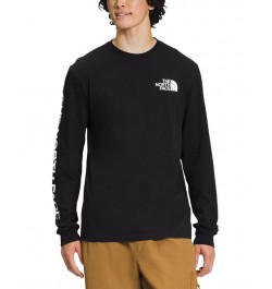 Men's Logo Graphic Long-Sleeve T-Shirt Black $22.50 T-Shirts