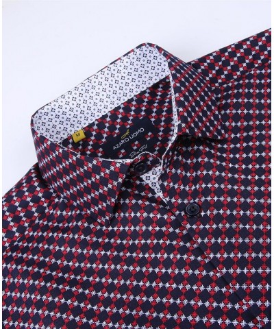 Men's Slim Fit Business Nautical Button Down Dress Shirt $14.35 Dress Shirts