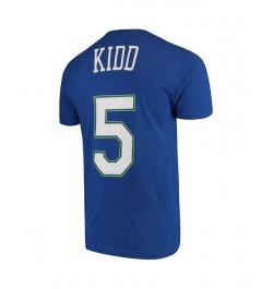 Men's Jason Kidd Blue Dallas Mavericks Hardwood Classics Team Name and Number T-shirt $23.64 T-Shirts