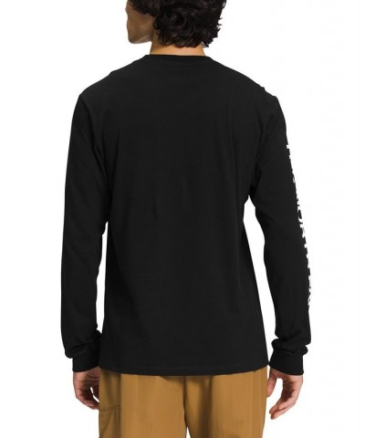 Men's Logo Graphic Long-Sleeve T-Shirt Black $22.50 T-Shirts