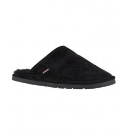 Men's Scuff Slippers Black $34.19 Shoes