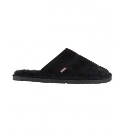 Men's Scuff Slippers Black $34.19 Shoes