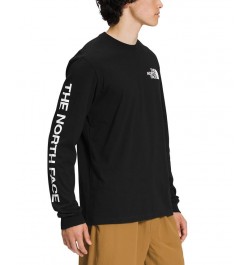 Men's Logo Graphic Long-Sleeve T-Shirt Black $22.50 T-Shirts