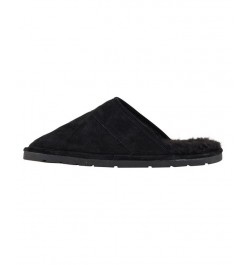 Men's Scuff Slippers Black $34.19 Shoes