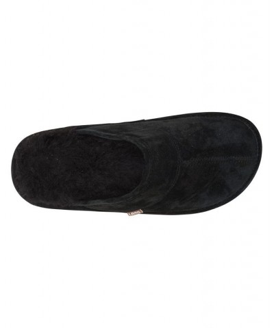 Men's Scuff Slippers Black $34.19 Shoes