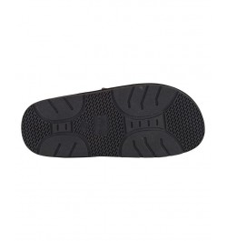 Men's Scuff Slippers Black $34.19 Shoes