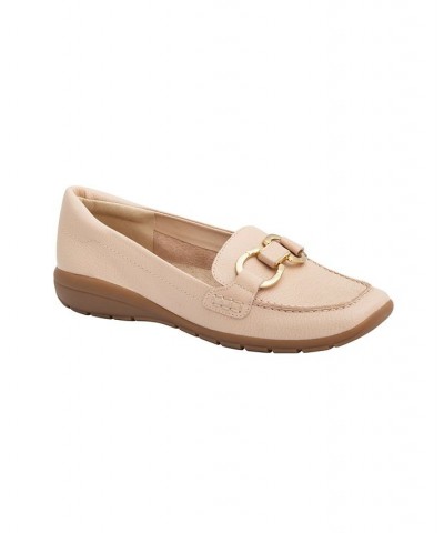 Women's Avienta Slip-on Casual Flat Loafers White $45.39 Shoes