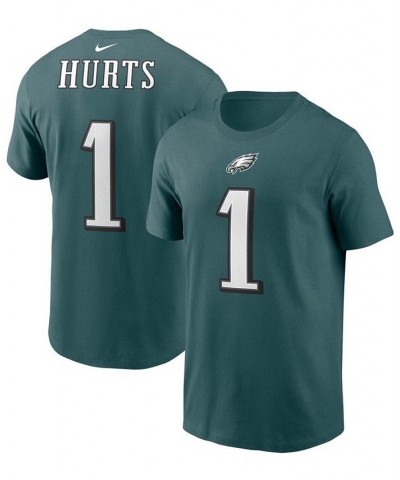 Men's Jalen Hurts Midnight Green Philadelphia Eagles Player Name & Number T-shirt $28.99 T-Shirts