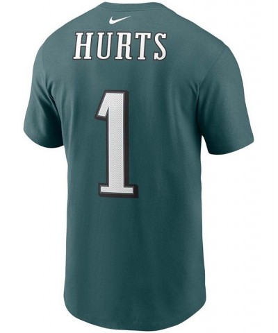 Men's Jalen Hurts Midnight Green Philadelphia Eagles Player Name & Number T-shirt $28.99 T-Shirts