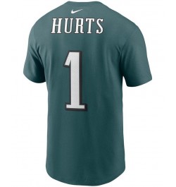 Men's Jalen Hurts Midnight Green Philadelphia Eagles Player Name & Number T-shirt $28.99 T-Shirts