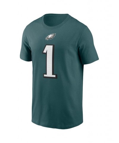 Men's Jalen Hurts Midnight Green Philadelphia Eagles Player Name & Number T-shirt $28.99 T-Shirts