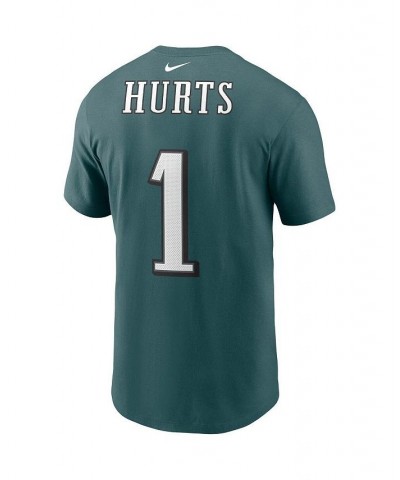 Men's Jalen Hurts Midnight Green Philadelphia Eagles Player Name & Number T-shirt $28.99 T-Shirts