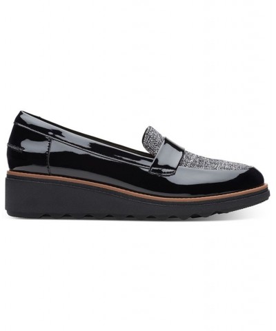 Women's Collection Sharon Gracie Loafers Black $50.14 Shoes