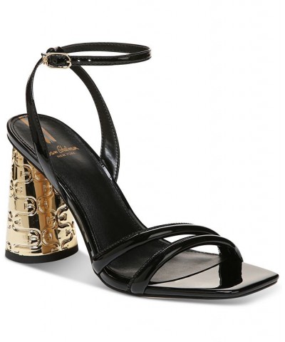 Women's Kayden Strappy Dress Sandals Black $56.00 Shoes