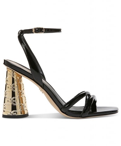 Women's Kayden Strappy Dress Sandals Black $56.00 Shoes