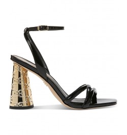 Women's Kayden Strappy Dress Sandals Black $56.00 Shoes