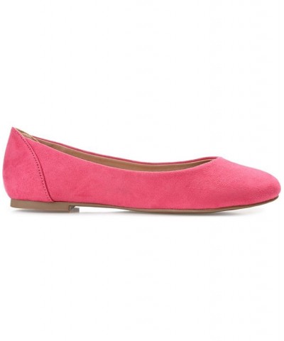 Women's Comfort Kavn Flats Pink $36.80 Shoes