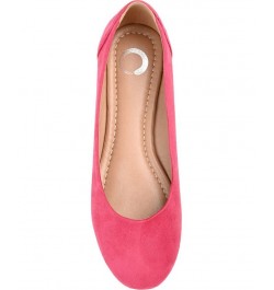 Women's Comfort Kavn Flats Pink $36.80 Shoes