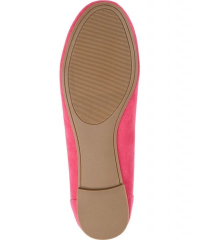 Women's Comfort Kavn Flats Pink $36.80 Shoes