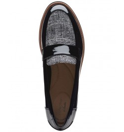 Women's Collection Sharon Gracie Loafers Black $50.14 Shoes