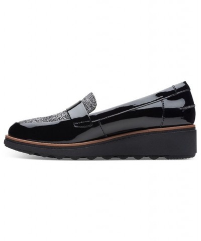 Women's Collection Sharon Gracie Loafers Black $50.14 Shoes