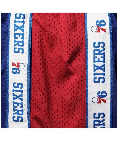 Men's Branded Royal, Red Philadelphia 76ers Big and Tall Tape Mesh Shorts $24.50 Shorts