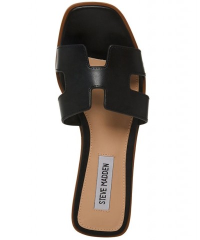 Women's Hadyn Slide Sandals Black $39.16 Shoes