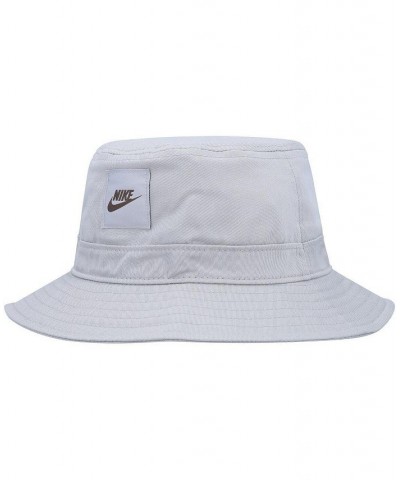 Men's Gray Futura Core Bucket Hat $19.60 Hats