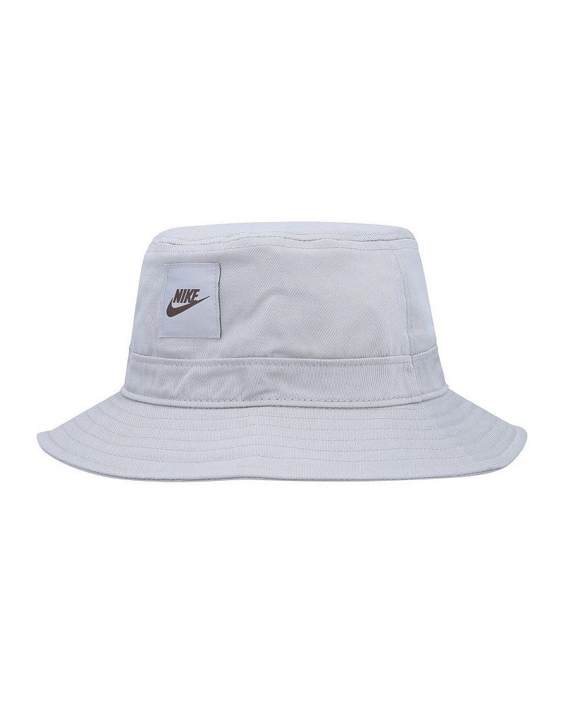 Men's Gray Futura Core Bucket Hat $19.60 Hats